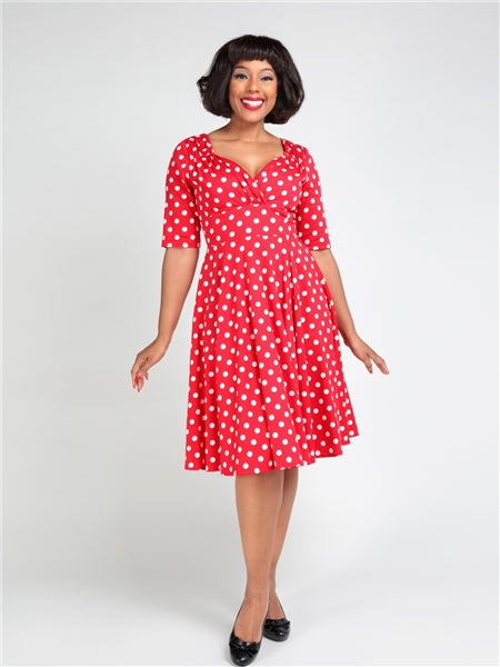 Trixie Polka Dot Doll Dress