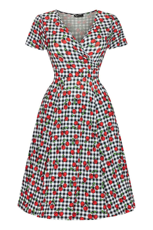 Cherry Gingham Lyra Dress