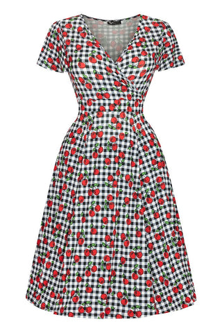 Cherry Gingham Lyra Dress