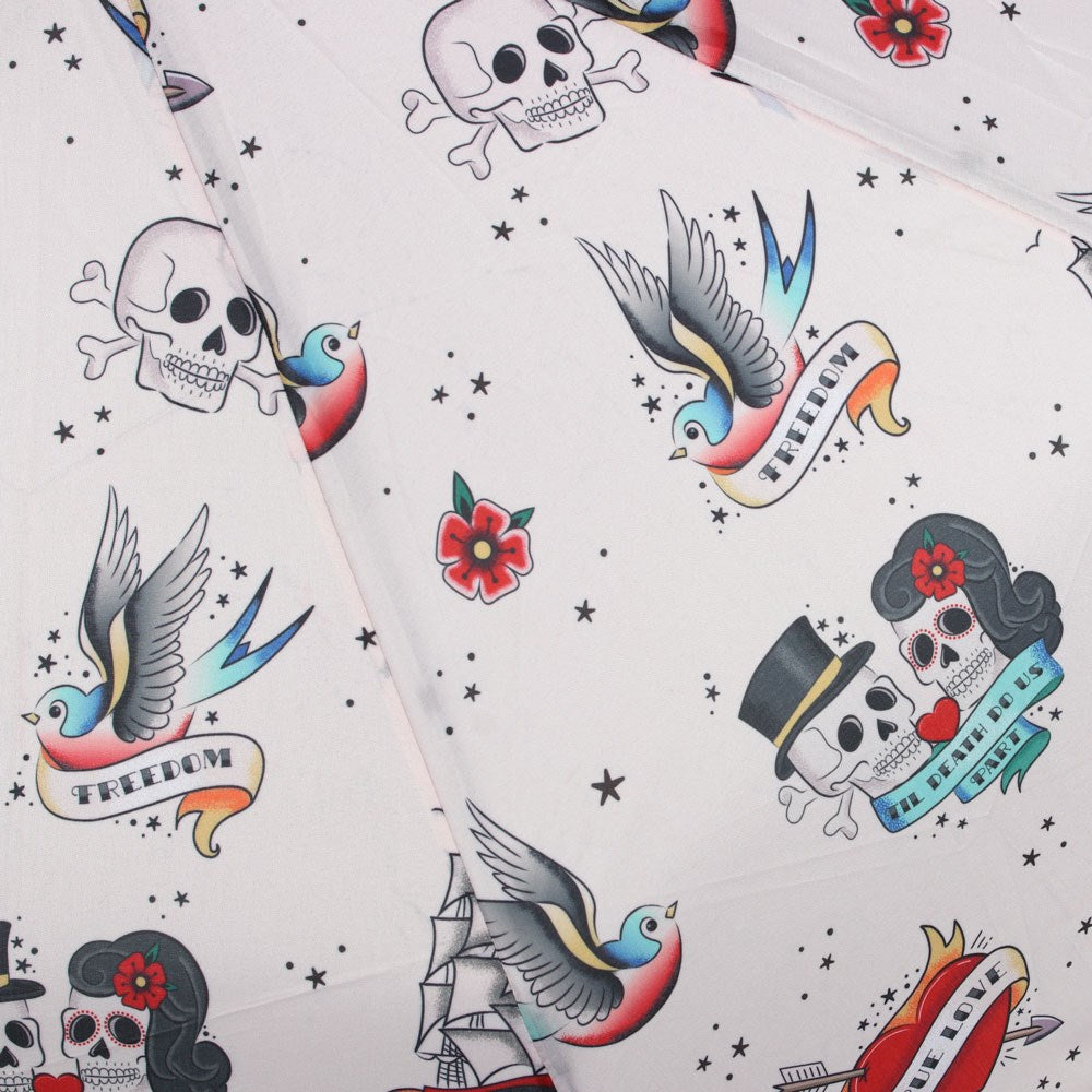 Tattoo Print Travel Umbrella