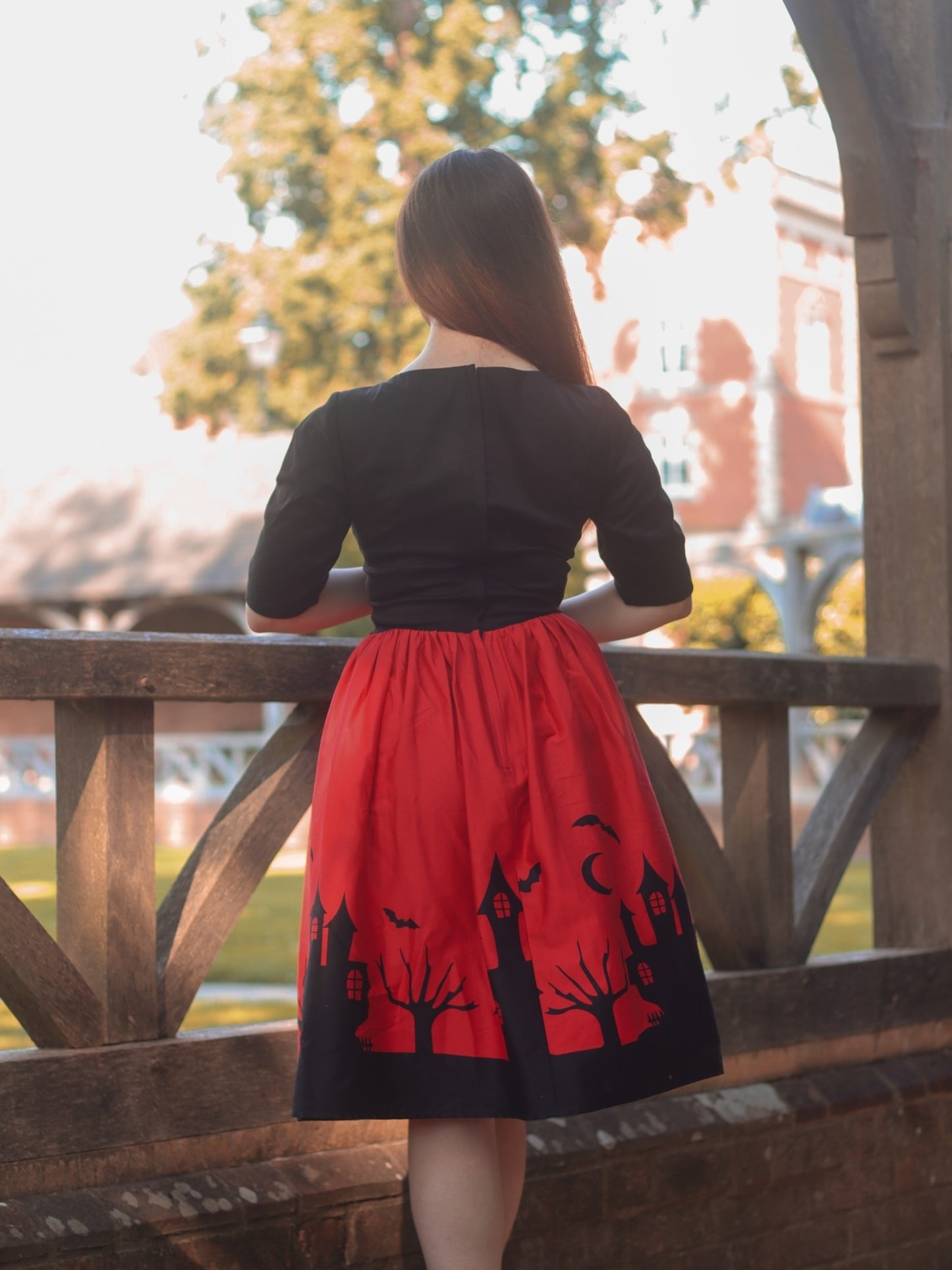 Amber-lea Haunted House Swing Dress