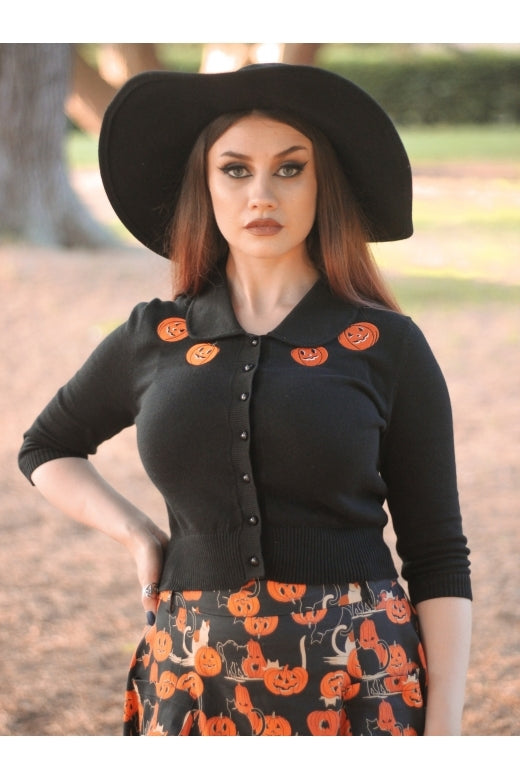 Halette Pumpkins Cardigan