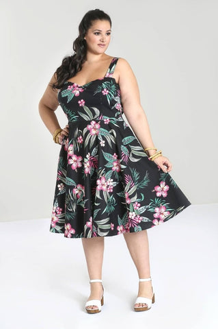 Kalani 50's Dress - Black
