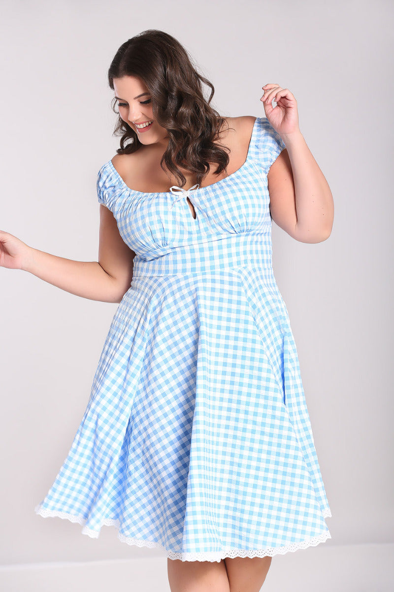 BB 50's Dress - Blue
