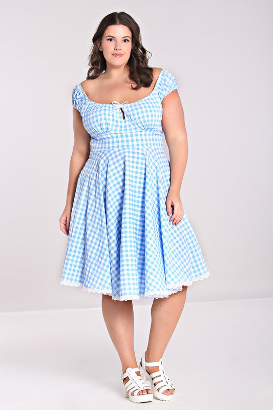 BB 50's Dress - Blue