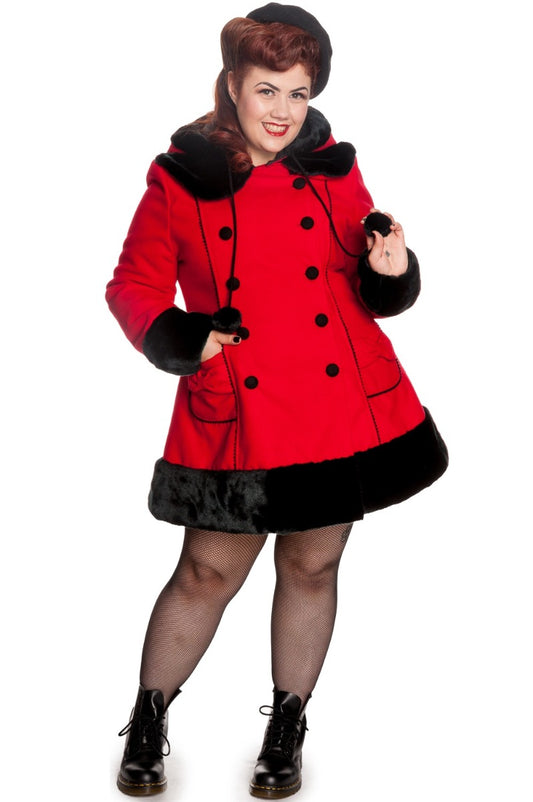 Sarah Jane Coat - Red