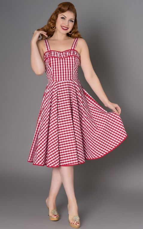 Angie Gingham Dress