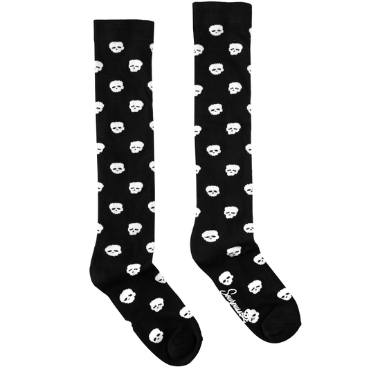 Little Skulls Knee Socks