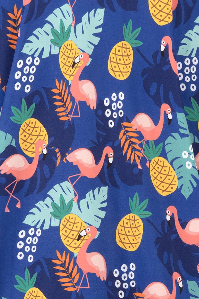 Classic Tropical Flamingo Lyra Dress