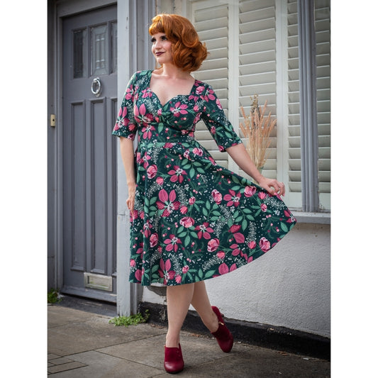 Trixie Escapist Floral Swing Dress