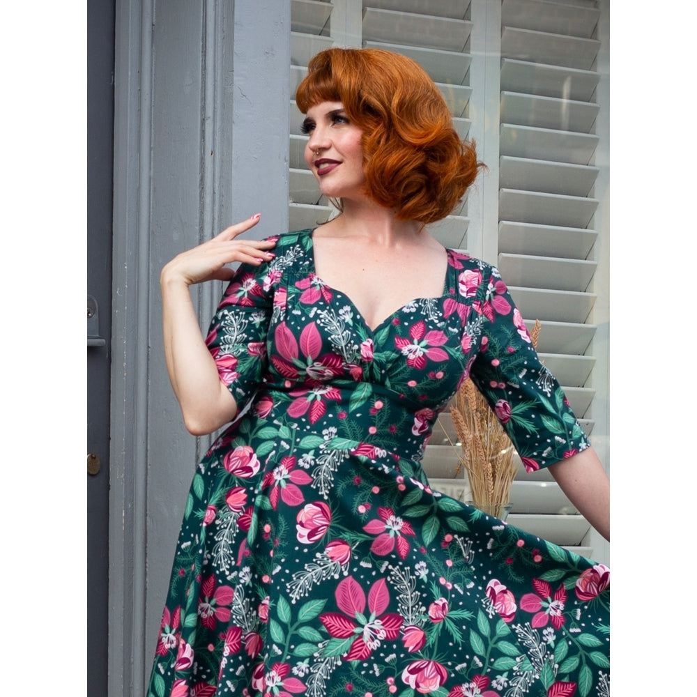 Trixie Escapist Floral Swing Dress