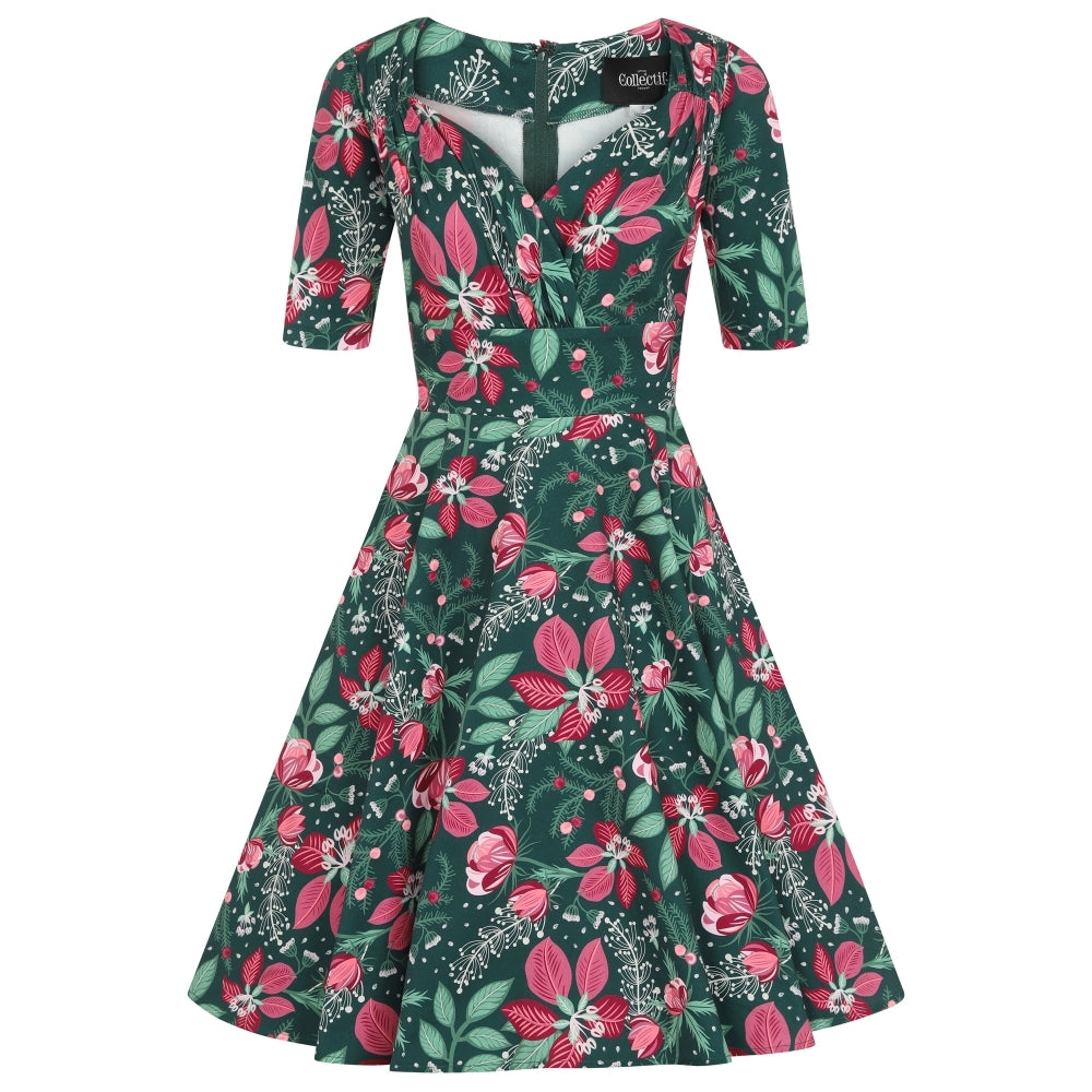Trixie Escapist Floral Swing Dress
